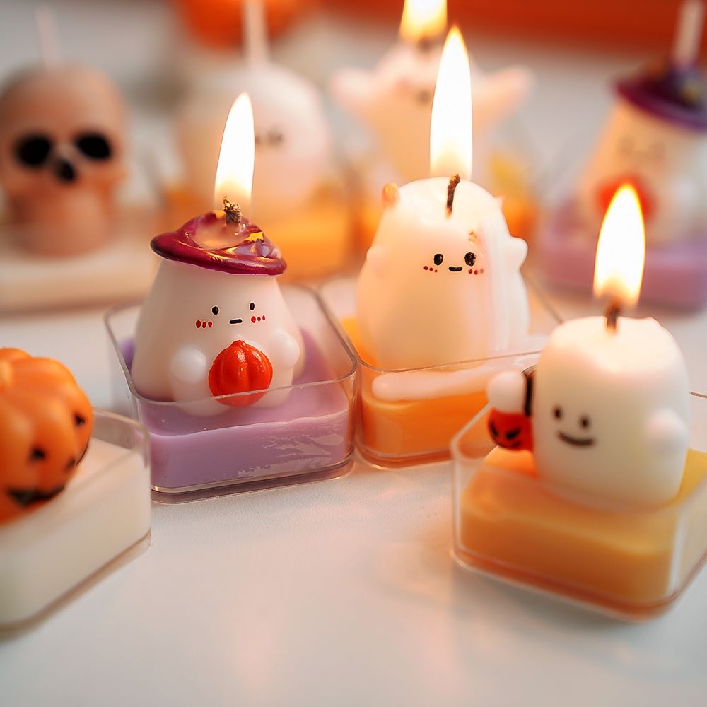 Paraffin Wax - Halloween Aromatherapy Candles Ghost Scented New