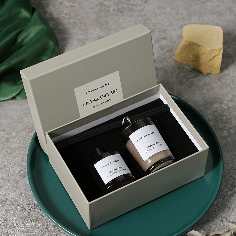 2Pcs Gift Box Set Aromatherapy - đánh giá và giá Candle Containers
