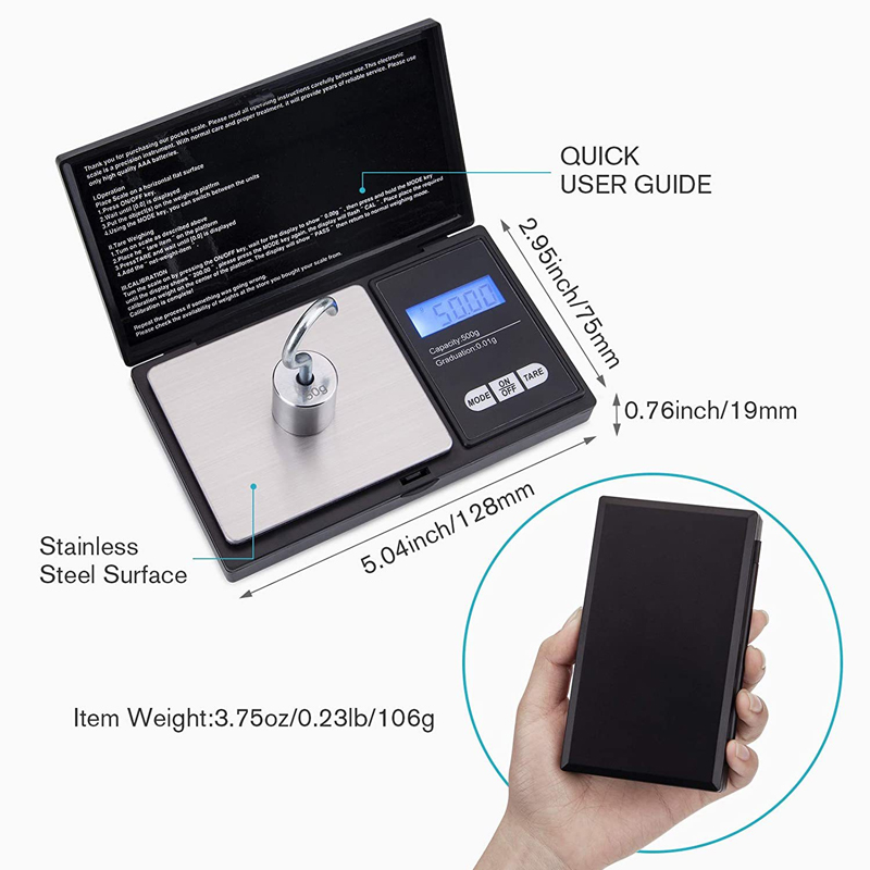 Mini Electronic Scale Pocket D - đánh giá và giá Candle Wax Scale