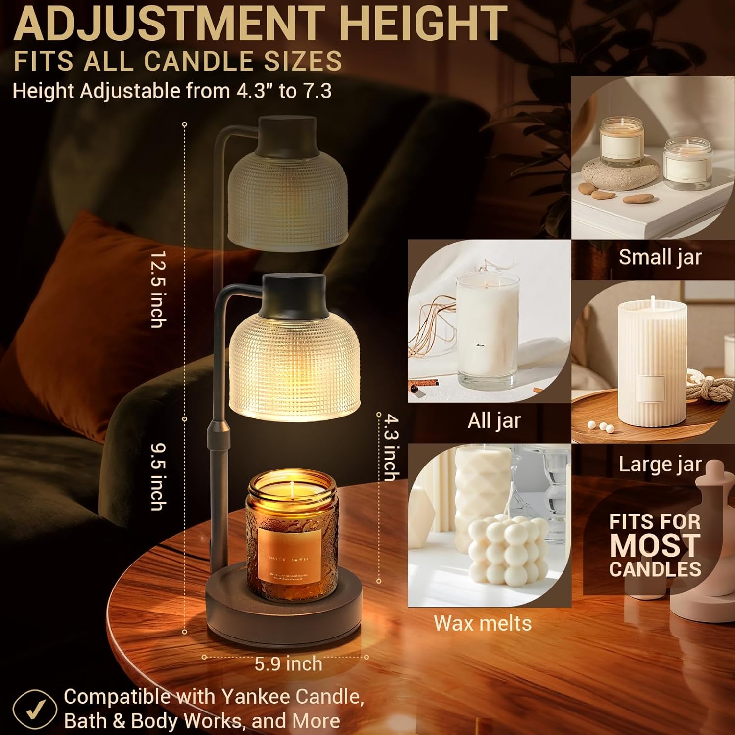 Candle Warmer Lamp with Timer  - đánh giá và giá Wax Melts