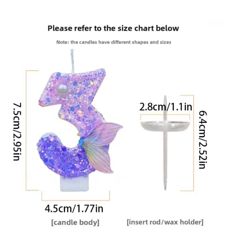 Glitter Purple Gradient Mermai - đánh giá và giá Soy Wax