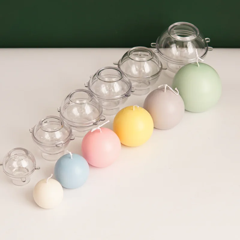 5-8cm Spherical Candle Plastic - đánh giá và giá Candle Making Kit
