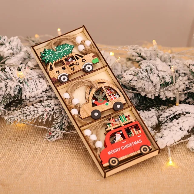 Wooden Christmas Pendant Merry - đánh giá và giá Candle Lighter