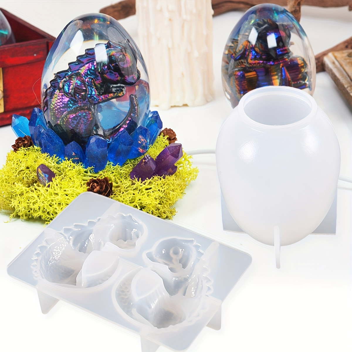 Silicone Dragon Egg Molds, 2-P - đánh giá và giá Candle Making Kit