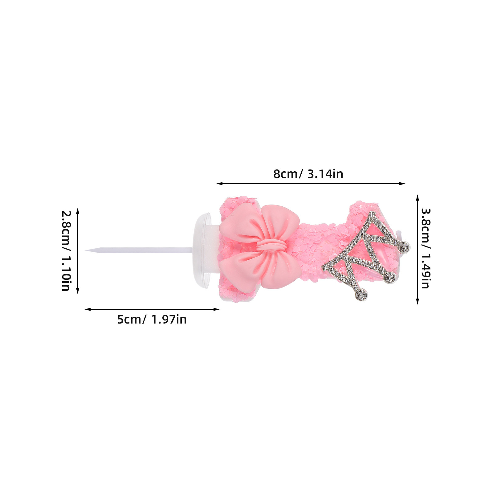 Pink 1st Birthday Bow Crown Ca - đánh giá và giá Soy Wax
