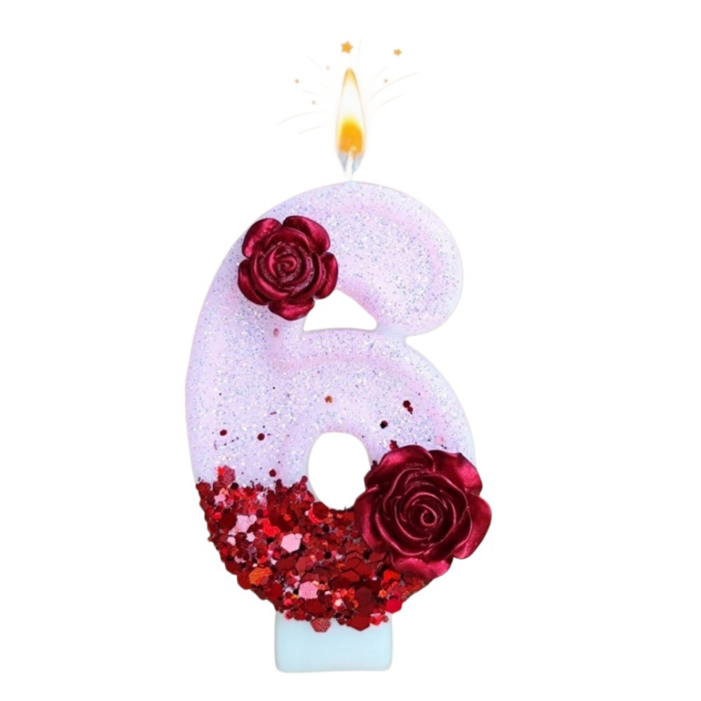 Number Pink Glitter Red Rose F - đánh giá và giá Soy Wax