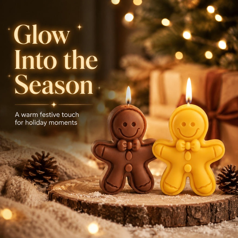 Festive Gingerbread Man Aroma  - đánh giá và giá Soy Wax